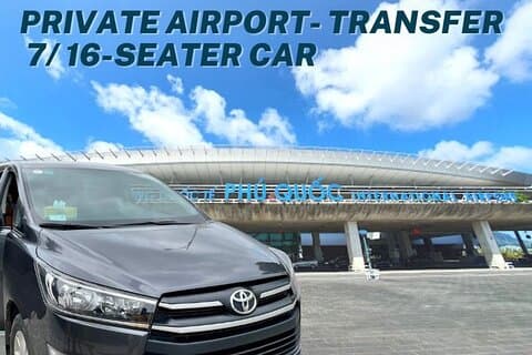Phu Quoc- Private airport transfer 7-16- 29 seater car