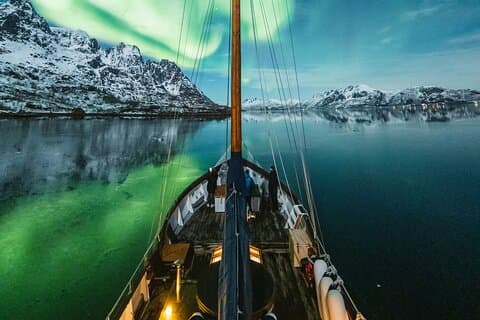 Crociera in yacht di lusso aurora boreale con vasca idromassaggio da Tromsø