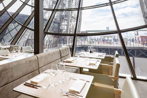 Paris Late Lunch at Eiffel Tower's Madame Brasserie Restaurant