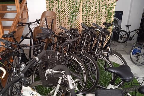 セビリアの自転車レンタルサービスを発見