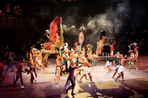 Xcaret Park, Buffet & Night Show! Tur och retur från Cancun