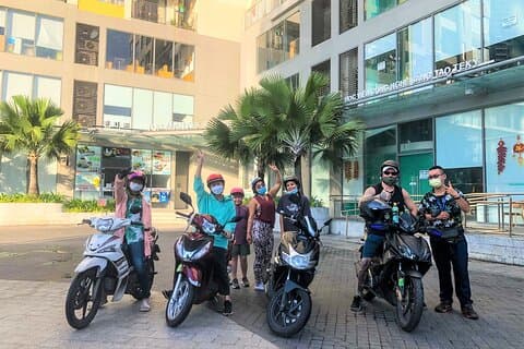 Halvdagars privat motorcykeltur i Saigon
