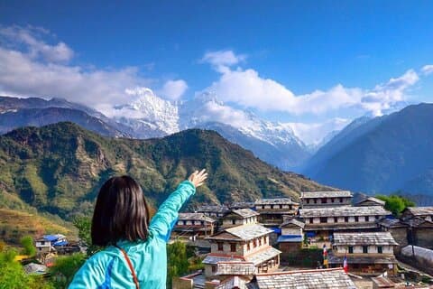 10 dagars privat Annapurna Base Camp Trek