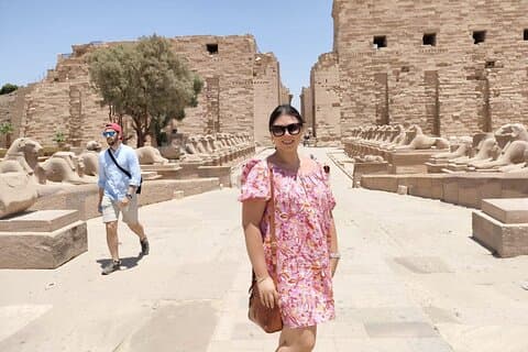 Vale Privado de Meio Dia da Cisjordânia do Templo Kings Queen Hatsheput em Luxor