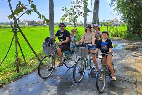 Private Hoi An Countryside: Biking, Basket boat, buffalo, foods
