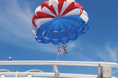 Parasailing in San Andres Island