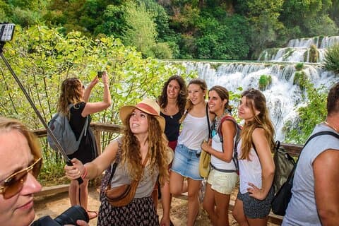 Krka Waterfalls and wine tasting Tour from Split or Trogir