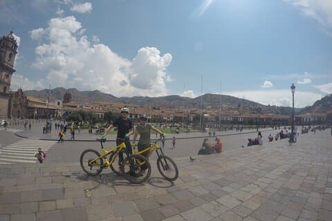 Fietstocht door de stad Cusco