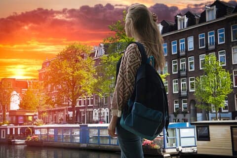Visite privée en escale à Amsterdam depuis l'aéroport
