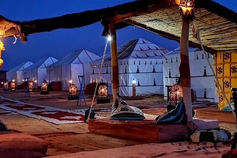 Deserto del Sahara di lusso Da Fez ritorno a fez o marrakech durante la notte