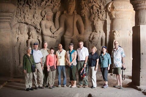 Visite de 16 jours de Delhi, Agra, Rajasthan, Ajanta, les grottes d'Ellora et Mumbai