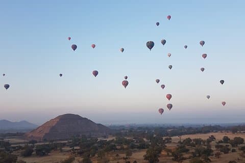 Hot Air Balloon Teotihuacan Tour