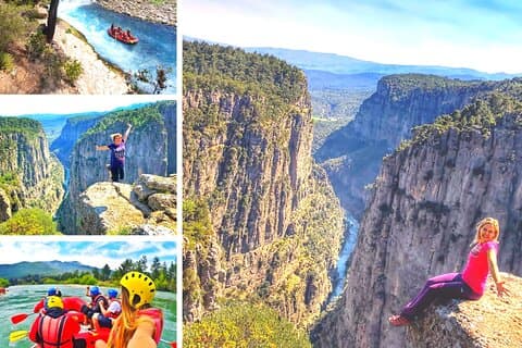 Full Day Tazı Canyon & Rafting Tour From Antalya, Side, Alanya