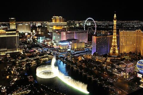 Nachtvlucht Las Vegas Strip met Foodie Tour