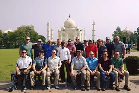 Per uso privato: tour del Taj Mahal, del forte di Agra e di Mehtab Bagh in auto da Delhi-tutto compreso