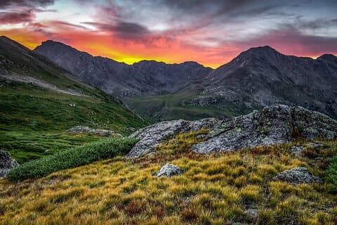 Tour de pico a pico de Colorado (extravagancia de colores de otoño)
