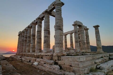 Visite privée d'une demi-journée du cap Sounion et du temple de Poséidon