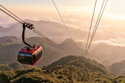 Amazing Sapa Fansipan Cable Car ou Trekking: Majestic de Sapa
