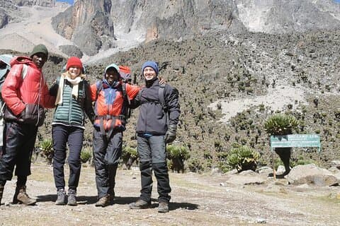 Experiencia de escalada de 5 días en el Monte Kenia