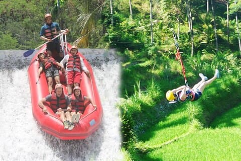 Telaga Waja River Rafting Bali & Zipline (Meno scale)