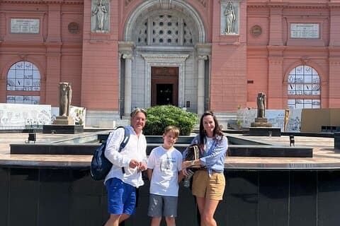 Privat dagstur til det egyptiske museum og Khan El Khalili-markedet.