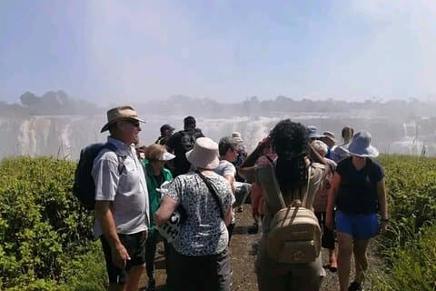 Guided tour of the Victoria falls