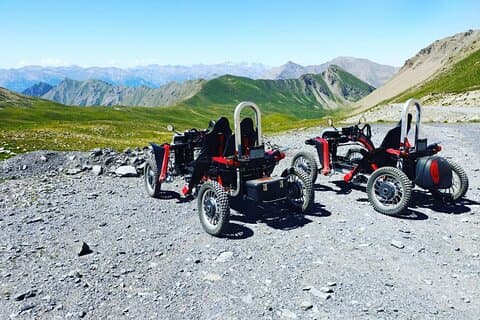 E-escape excursion in Swincar 2h: exceptional landscapes