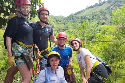 Hiking through Falan's ruins, ecotourism, river and canopy.