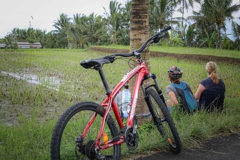 Aventure à vélo à Bali