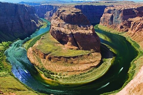 Horseshoe Bend Helicopter Flight from Page