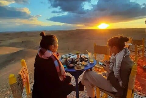 PRIVATE Tour with Dinner & Sunset with Camel To Desert Agafay