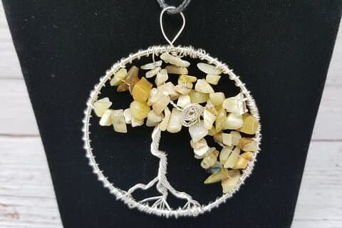Wire Wrapping Tree of Life halskæde klasse