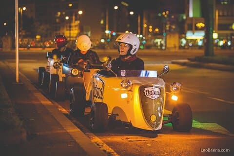Hotrod Moonlight Tour - tour serale con il giro in ruota dei traghetti PRATER