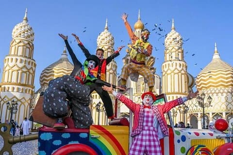 Tour guidato della città di Dubai per l'intera giornata con i biglietti per il villaggio globale