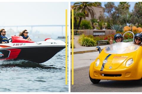 GoCar & Speedboat Land and Sea Adventure i San Diego