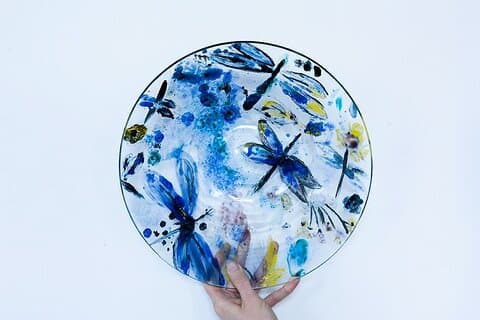 独自のフルーツボウルを作る：グラスワークショップ