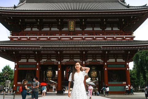 Asakusa personlig video og foto med Kimono