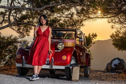 Visite photographique privée de 4 heures à Santorin avec prise en charge