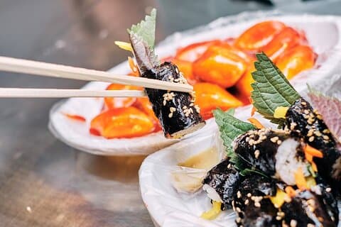 Private Downtown Seoul Food & Market Tour med 8 + smaksprøver