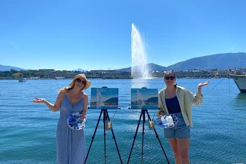 Masterclass schilderen aan het meer van Genève