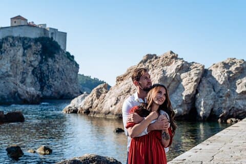 Dubrovnik Privat fotografering med lokal profesjonell fotograf