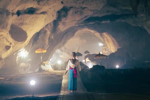 Heldags privat tur til Nusa Penida underjordiske tempel fra Bali