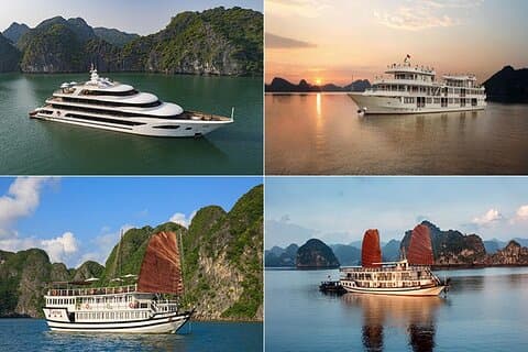 Halong Bay 2 dager 1 natt cruise
