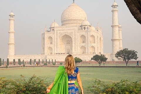 Excursión a la salida del sol Taj Mahal y el Fuerte Agra desde Jaipur