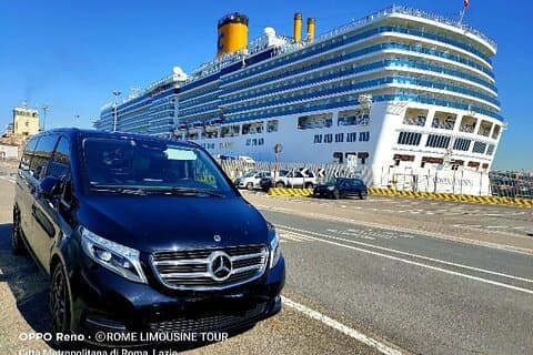 Privat overførsel fra Rom til havnen i Civitavecchia