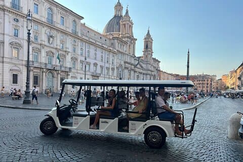 Exclusive Private Golf Cart Tour of Rome