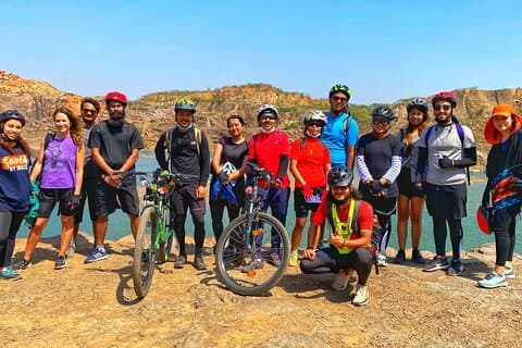 Premium Delhi Aravalli Organic Cycle Tour - Ein Blick auf das echte und ländliche Indien