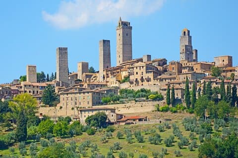 Privat 12 timers tur til Siena San Gimignano og Chianti fra Firenze