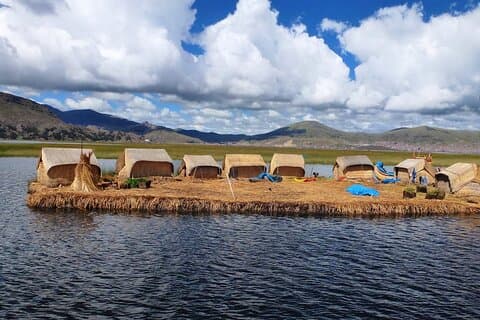 Titicaca-søen Uros Flydende Øer Halvdagstur