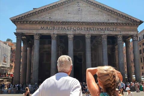 Visita turística privada a Roma con guía de doctorado Panteón Trevi y Navona Plaza de España